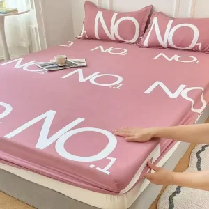 11 Ready Design Choice Floral Printed Microfiber Fabric Bedsheet for Home Anti-static Fitted Sheet