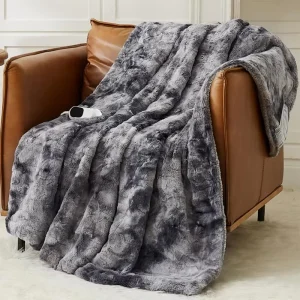 110 220V Winter Fleece Thermal Heated Throw Nature Warm Eco Friendly Folded Quilted Electric Blanket Temperature Control King
