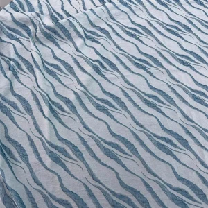 1106 Woven Polyester Nylon Chinlon Jacquard Fabric With 3D Texture Pattern