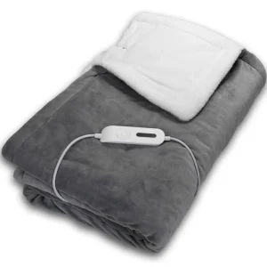 110V FCC CE 50×60” Inch Size Double Side Extra Soft Heated Throw Electric Blanket for Winter
