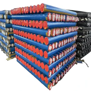 110gsm Royal Blue PE Tarp UV Resistant Waterproof With Metal Grommets for Flatbed Truck & Cargo Protection PE Tarpaulin