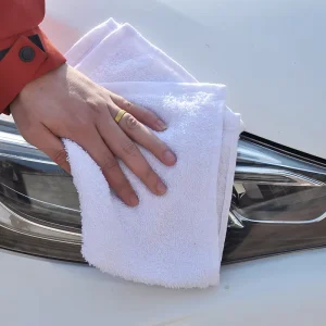 12 Pack Cotton Car Wash Cleaning Cloth Towel in Custom Car Cleaning Cloth for Promotion