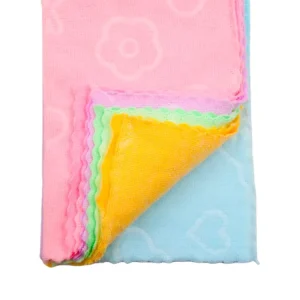 12 Pack Ultra Absorbent Kitchen Ribbed Dish Cleaning Cloth Towel for Sublimation