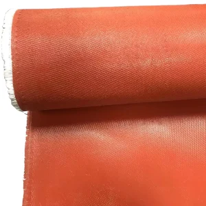 1200C High Temperature Fire Retardant Silicone Coated Silica Fabric Flame Resistant With Cutting Processing Service