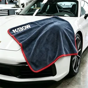 1200GSM Custom 1400GSM Microfiber Car Towel High Grade Car Wash Towel Edgeless Twisted Loop Drying Towel