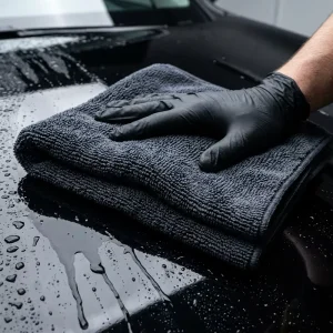 1200GSM Double Layer Twist Loop Car Drying Towel Ultra Absorbent SUV Special Microfiber Cloth for Large Vehicle Auto Detailing