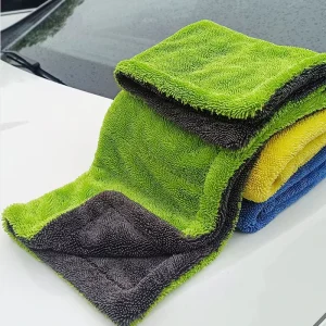 1200GSM Double Layer Twist Loop Compressed Quick-Dry Eco-Friendly Car Drying Towel Ultra Absorbent SUV Special Microfiber Cloth