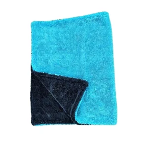 1200GSM Dual Color Double Sided Twisted Loop Microfiber Car Towel Ultra Absorbent Car Detailing Drying Cleaning Towel