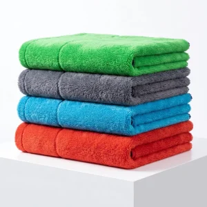 1200GSM Edgeless Microfiber Car Drying Towel Double Sided Twisted Weave Quick Dry Super Absorbent Scratch Free Detailing Cloth