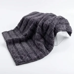 1200GSM Edgeless Microfiber Twisted Car Drying Towel Double Drying Super Absorbent Scratch Free Auto Detailing Cleaning Cloth
