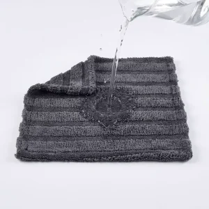 1200GSM Edgeless Twisted Loop Microfiber Car Drying Towel Dual Sided Super Absorbent Scratch Free Auto Detailing Cloth