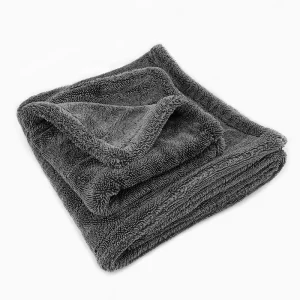 1200g Soft Microfiber Dry Towel Car Wash Towel Dual Twisted Loop Design Quick Dry & Absorbent Cloth for Auto Detailing