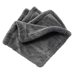 1200gsm 60×90 Car Accessories Single Side Twisted Loop Twist Pile Microfiber Car Drying Towel for Auto Cleaning