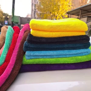 1200gsm Auto Cleaning Easy to Use Wash Towel Microfiber Durable Twisted Loop Microfiber Car Drying Towel