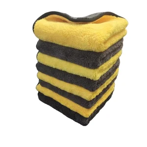 1200gsm Deluxe Dual Layer Absorbent Plush Car Wash Towel Microfiber Towel Car Cleaning Drying Car Seat Towel
