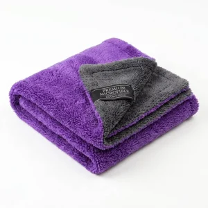 1200gsm Heavy Duty Twisted Loop Microfiber Car Drying Towel Super Absorbent Edgeless Detailing Cloth for Auto Wash