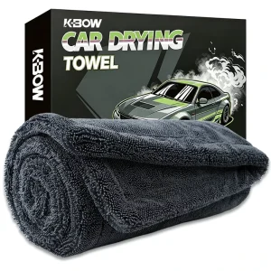 1200gsm Microfiber Car Cleaning Towel Quick Dry Embroidered Logo Auto Detailing Cloth for Commercial Wash Shop