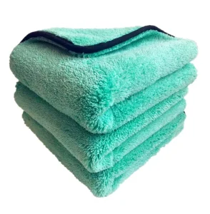 1200gsm Microfiber Car Drying Towel Coral Fleece Plush Fabric Car Drying Towel