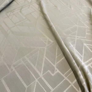 1201 Woven Polyester Crepe Jacquard Fabric With 3D Texture Pattern