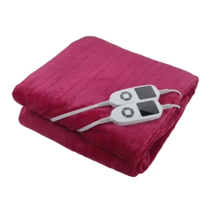 120V Electric Blanket Adjustable Thermostat Bed Warmer Heating Wire Household Use Bedroom Living Room US Plug