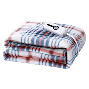 120V Fleece Custom Oversized Electric Warm Blanket Heated Throw for Body Warmer in Winter