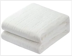 120V or 220-240V 100% Polyester Fitted Single Bed Electric Heating Blanket Household Overheat Protection Machine Washable