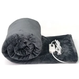 120v 4 Heating Levels Electric Plush Over Blanket for Winter Electric Warming Throw