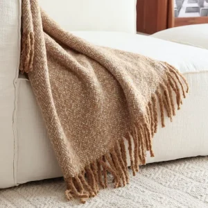 120x170CM Minimalist Polyester Fiber Sofa Cover Knitted Blanket Soft Cover