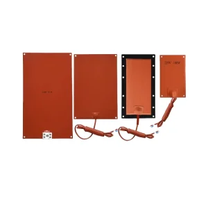 12V 110V DC Battery and Waterproof Flexible Electric Silicone Rubber Heater Solar Powered Portable Electric Heater Heating Pad