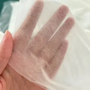 12g/13g 100% Polypropylene Spunbond Hydrophobic Nonwoven Fabric Baby Diaper Waist Line Material