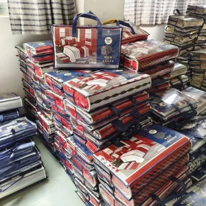 13 Piece New Patters Microfiber Bed Sheet Set King Size for Bed Good Quality Bedding Set King Size with Matching Curtains