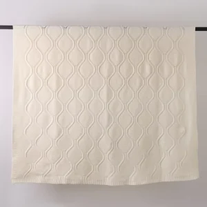 130*150cm Knitted Blankets 20% Acrylic 10% Nylon 70% Polyester Knitted Throw Blanket for Home Decoration