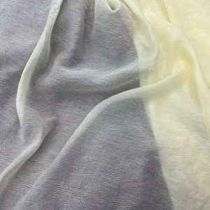 1305 Woven Polyester Organza Jacquard Fabric With 3D Texture Pattern
