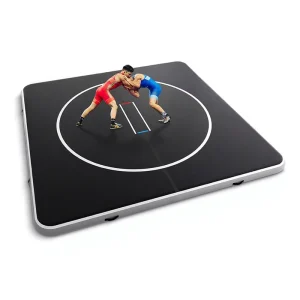 13ft 10ft Inflatable Wrestling Mat PVC Jiu Jitsu Mats Gymnastics Training Mat for BJJ MMA Martial Art Boxing Grappling and Judo
