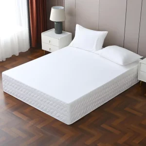 14 Inch Height Tailored Drop Hotel Wrap Box Spring Mattress Around Bed Skirts and Bed Frame Cover