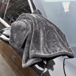 1400gsm Microfiber Auto Detailing Twisted Loop Towels 60x90cm Quick Dry Cloths Car Wash 1200gsm Absorbent Drying Towel