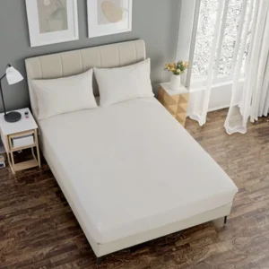 15% 10% 5% Silver Fiber Fabric+Organic Cotton UK Size White Anti-radiation for Earthing Grounding Fitted Sheet Home Bedding