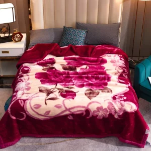 150*200cm High Quality Winter Thick Warm Fluffy Blanket Adult Home Soft Raschel Throw Blankets for Winter WXY478