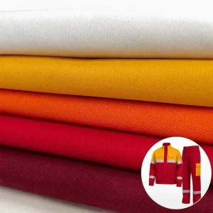 150gsm Acid Resistant Woven Cotton Twill Fabric Durable Chemical Protective for Industrial Safety Clothing Cover Bag Boys