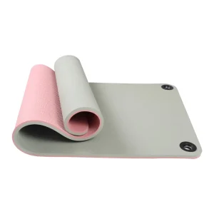 15mm TPE Shock Absorbent Extra Thick Holes Design Hanging Wall Mount Perforated Yoga Mat