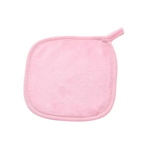 15x15cm Custom Super Soft Absorbent Quick-Dry Reusable Thick Flannel Makeup Remover Face Towel Solid Color Square