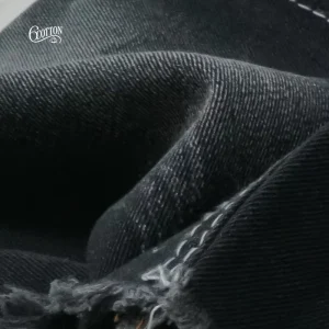 16*16 Twill Non-Stretch OE Denim Fabric 67 Cotton 33 Polyester Plain Dyed Fabric for Clothing Factory by Roll