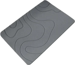 16 X 12 Inch Fast Drying Eco Friendly Food Grade Diatomaceous Earth Bath Mat with Customizable Size for Bath Room