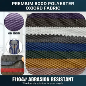 1680D Cross Stitch Heavy Duty 100% Polyester Waterproof Oxford Fabric for Handbags Luggage Tents Outdoor