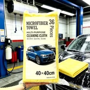 16×16 in Microfiber Cloth in Bulk 36 Pack 350gsm 400gsm Microfibre Car Cleaning Cloth 40×40 Car Drying Polish Microfiber Towel
