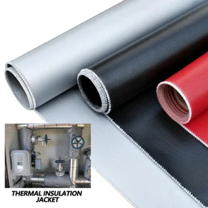 17oz Waterproof And Fireproof Silicone Coated Fiberglass Fabric For Fire Pit Mat
