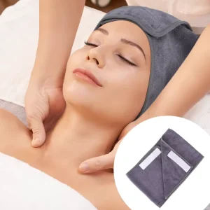 18.5*67cm OekoTex Standard 100 Certified Fashion High End Microfiber Facial Cleansing Soft Adjustable Beauty Hairband