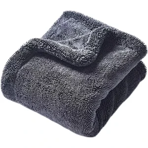 1800gsm Edgeless Auto Wash Microfiber Detailing Towel Twisted Loop Drying Cloths for Dry Towel Car Cleaning Car Care Cloths