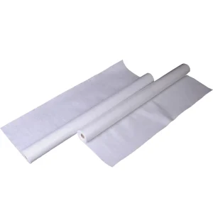 180gsm 1x50m Industrial Textile Soft Felt Sheet Adhesive Felt Roll White Sticky Felt Polyester Fabric