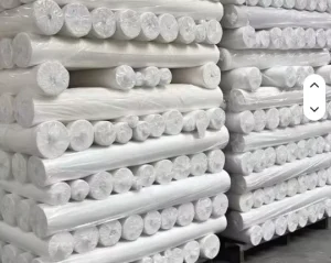 180tc Hotel Bedding Fabric 100% Polyester 150 Percale White Herringbone Style in Roll Extra Wide for Bedding
